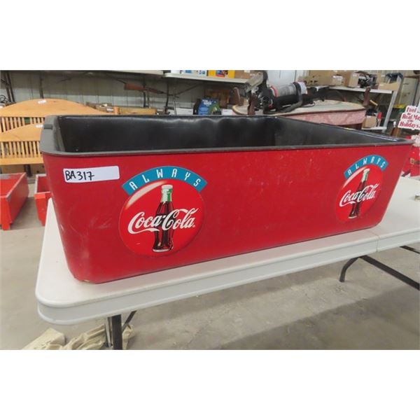 Coca-Cola  Plastic Party Tub - Ice Filled 11"×29"×38.5"