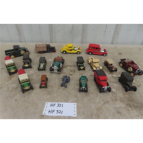Lot of Assorted Die Cast Cars, Trucks, Tractors