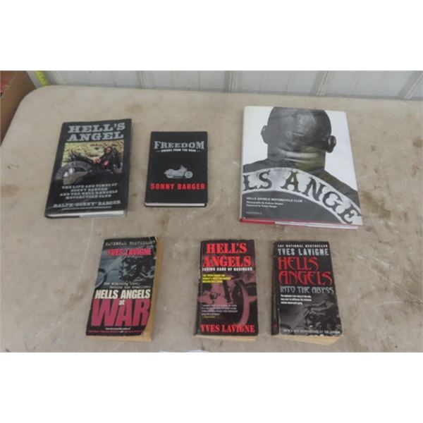 Hells Angel's Booo Lot- 6 Total: 3 Softcover,  3 Hardcover 