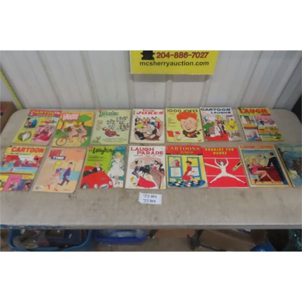 15 Adult Joke Comic Magazines - 1970's+80's