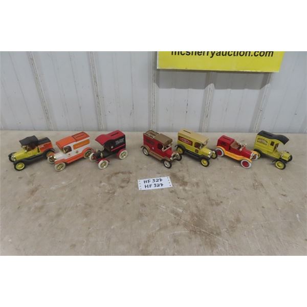 Lot of (7) Die Cast Ertl Truck Banks