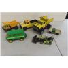 Image 1 : 6 Assorted Tonka Toys: Dump Trucks, Van, Grader, 2 Trucks