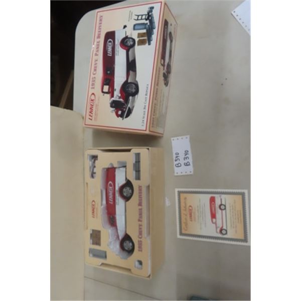 1935 Lennox Chevy Panel Delivery 1:24 Scale Die Cast Replica, with Accessories- New in Box