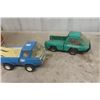 Image 7 : 3 Pressed Steel Trucks, 1 Ceramic Ford Pick Up