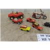 Image 6 : Assorted Die Cast + Pressed Metal Cars : Tonka Dunebuggies, Tonks Motorcycle with Apehangers