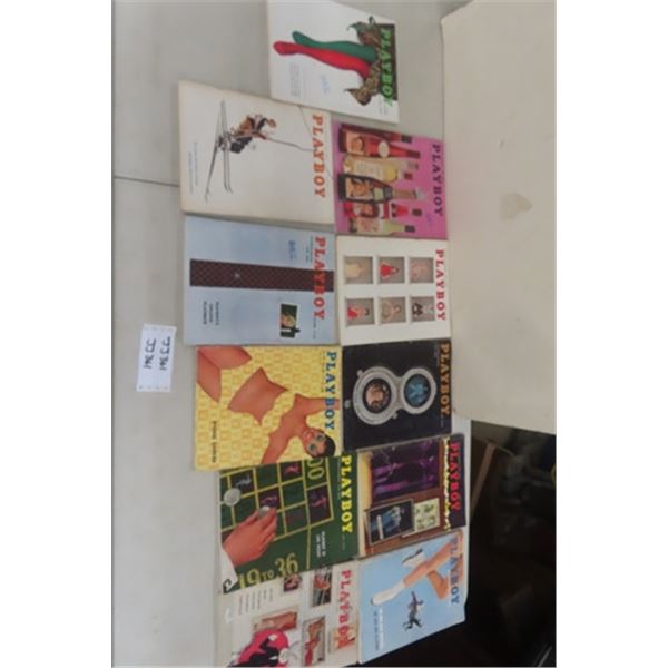 11 Issues 1958 Playboy Magazines- May is Missing 