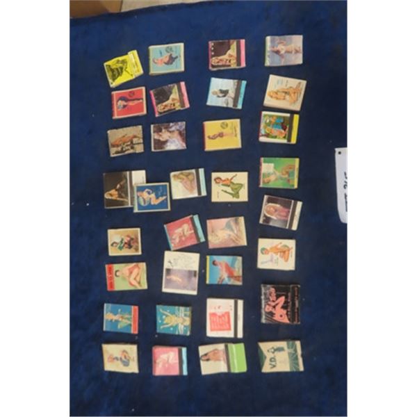 33 Vintage Pin Up Girl Matches