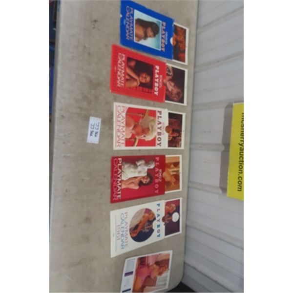 1960 / 61/ 62/ 64/ 65/ 69 Playboy Calendars - All Have Sleeves Except 1960