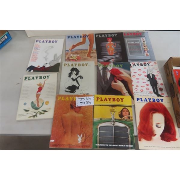 Playboy Magazines 1960- 11 Issues- Missing November