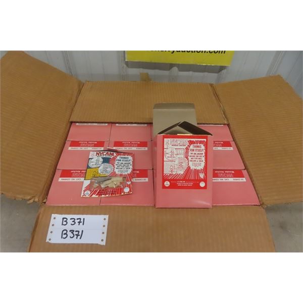 40 Boxes of 10 - 400 Total Nycam Wonder Anchors on Cards- New Old Stock