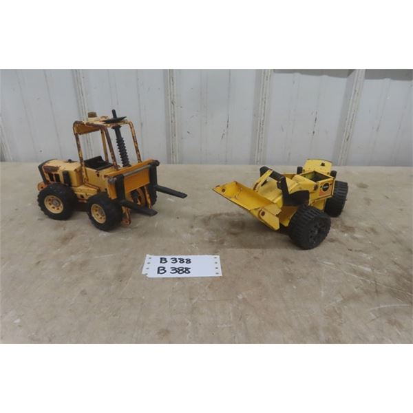 Pressed Steel Tonka Forklift & Tonka Loader