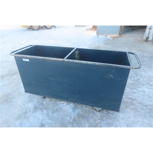Industrial Rolling Cart- 2 Sections  21"×29"×65"