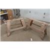 Image 1 : 2 Wooden Saw Horses 
