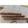 Image 3 : Assorted Antique Carpentry Tools: 3 Levels, 3 Hand Drills 