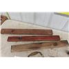 Image 6 : Assorted Antique Carpentry Tools: 3 Levels, 3 Hand Drills 
