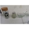 Image 3 : Assorted Cut  Glass : Plates,  Candle Holders, Bowls plus more