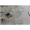 Image 6 : Assorted Cut  Glass : Plates,  Candle Holders, Bowls plus more