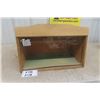 Image 1 : Wooden with Glass Front Display Case 12"×13.5"×20"