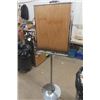 Image 4 : Chrome Display Stand, 2 Sided, 68" Tall - 22"×28" Display Panel