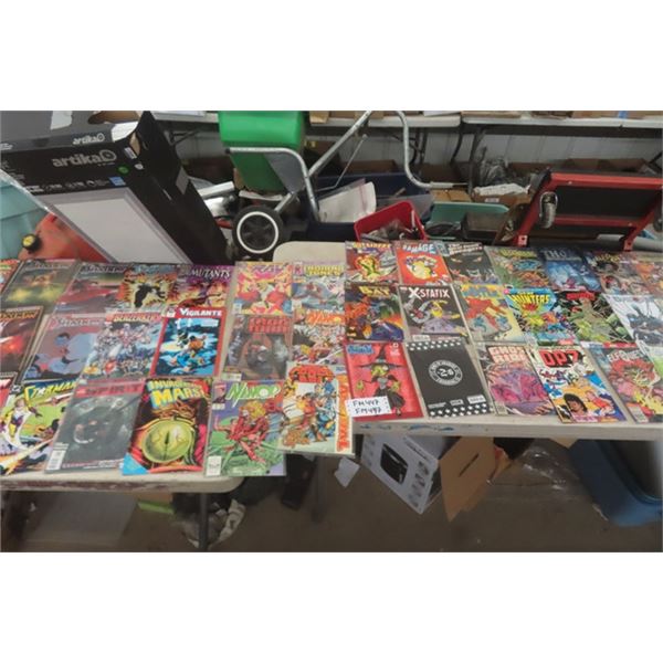 55 Assorted Comic Books: DC, Marvel + others