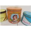 Image 4 : 6 Assorted Tobacco Tins: Export, Players, Sail La Palina