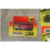 Image 5 : 18 Assorted Matchbox Cars New in Packages- 1 has Pogs, Boxed Dump Truck- Most Pre 2000