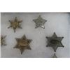 Image 3 : Collection of Sherrif + Police Badges with Showcase - 16 Total Plastic + Metal