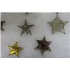 Image 5 : Collection of Sherrif + Police Badges with Showcase - 16 Total Plastic + Metal