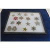 Image 6 : Collection of Sherrif + Police Badges with Showcase - 16 Total Plastic + Metal
