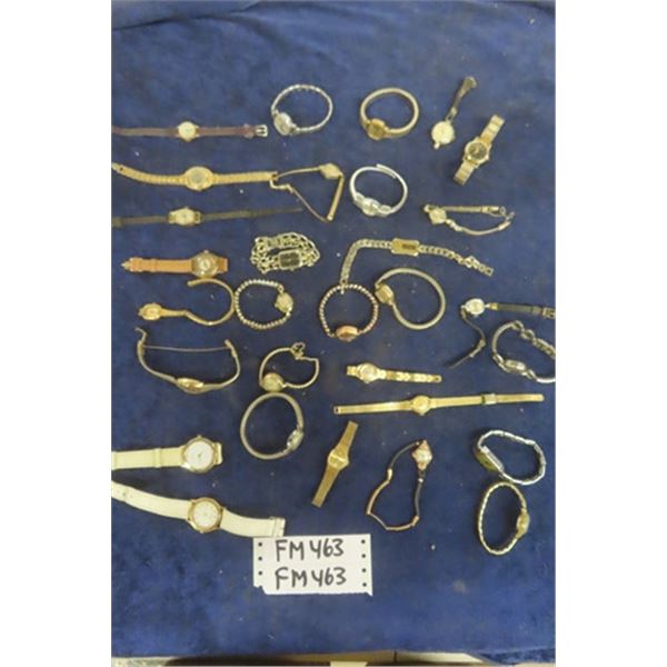 30 Assorted Wrist Watches - Mostly Ladies Style