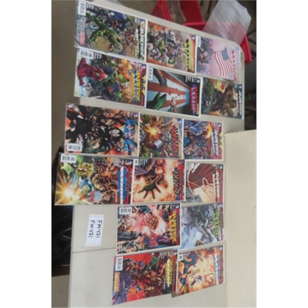 16 Justice League of America Comics #1-14, Includes 7.2 + 7.3