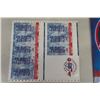 Image 4 : WPG Jets Tin Sign 11"×14", 1996 Jets Playoff Tickets, 2 Jets Bar Glasses