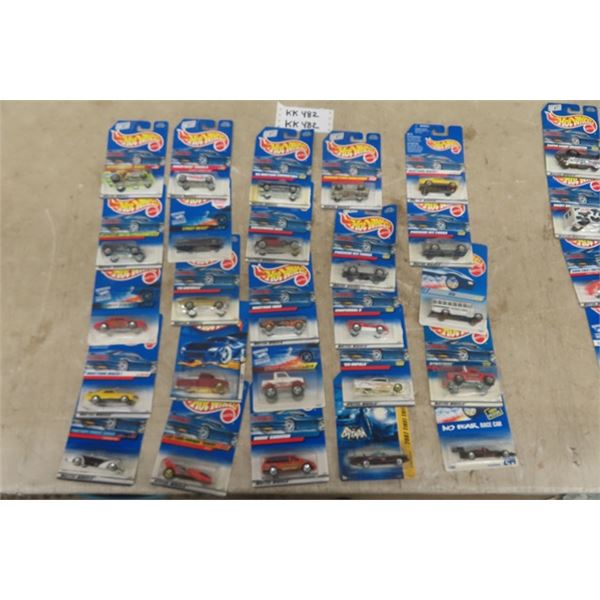 25 Assorted Hot Wheels Cars New in Packages- Most Pre 2000
