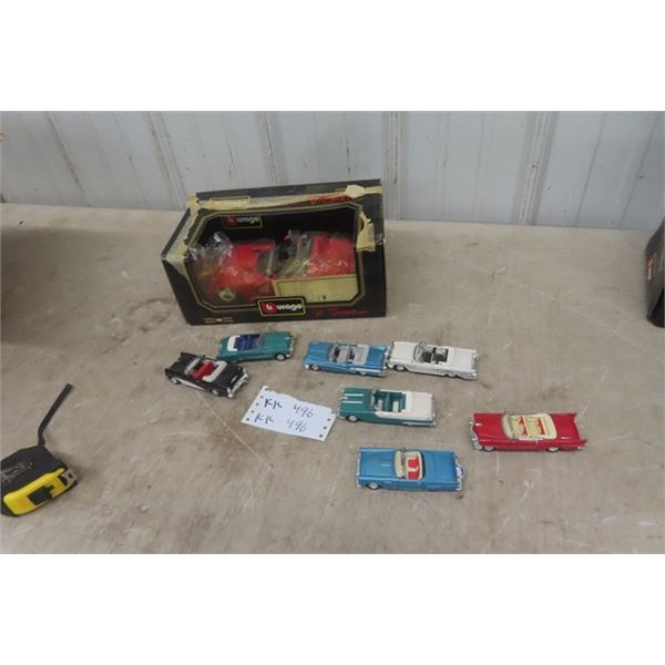 Burago Dodge Viper Die Cast 1:18 Scale & 7 Small Die Cast Convertibles 