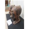 Image 3 : 2 Wooden African Carved Sculptures 4.5"×5"×10"