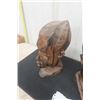 Image 4 : 2 Wooden African Carved Sculptures 4.5"×5"×10"