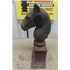 Image 3 : Cast Iron Horse Head Hitching Post 16" Tall 