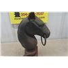 Image 5 : Cast Iron Horse Head Hitching Post 16" Tall 