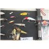 Image 6 : Assortment of Fishing Lures, Bait, Hooks, Scale