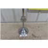 Image 3 : Chrome Airplane Ashtray Stand 36" Tall
