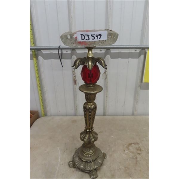 Vintage Ashtray Stand - Needs some TLC 23.5" Tall 