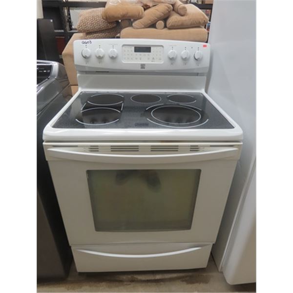Kenmore Model 970-678620 Glass Top Convection Oven 30" Stove - White