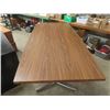 Image 3 : Office Table / Boardroom Table with Chrome Legs 29.5" x 36" x 72" 