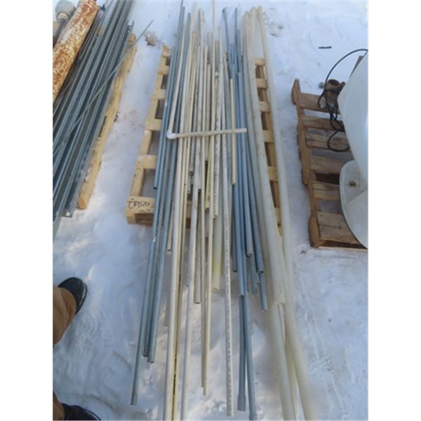Assorted PVC, Plastic + Pex Tubing - Up To 6 ' Long
