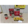 Image 1 : Oil Cans ; Shell, Texcao, Massey Ferguson, Gulf + License Plate