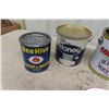 Image 4 : 4 Honey Tins up to 10 lbs, Blue Ribbon Tin, Enamel Pot