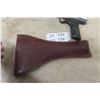 Image 9 : Crosman Model 130 Pellet Hand Gun with Leather Holster - Both Vintage
