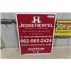Image 1 : Jesse Herful Realty Metal 2 Sided Sign 20" x 24"  & 2 More Signs - Foreclosure + Phone #