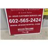 Image 3 : Jesse Herful Realty Metal 2 Sided Sign 20" x 24"  & 2 More Signs - Foreclosure + Phone #