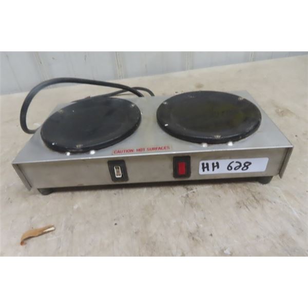 Commercial 2 Burner Coffee Warmer